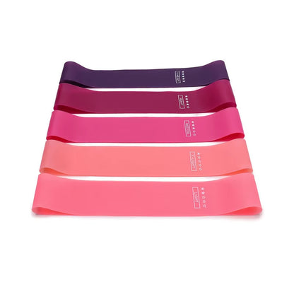5-Piece Resistance Band Set – Elastic Workout Bands for Yoga, Pilates & Strength Training