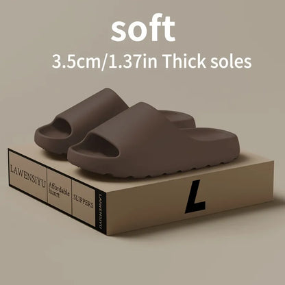Cloud Slides That Feel Like Pillows – Unisex Soft Comfort Slides