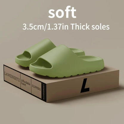 Cloud Slides That Feel Like Pillows – Unisex Soft Comfort Slides