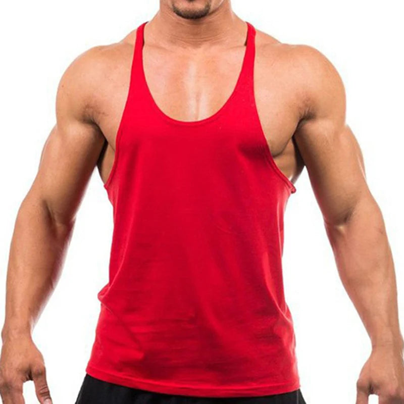 Men’s Bodybuilding Tank Top – Sleeveless Gym Singlet for Training & Fitness