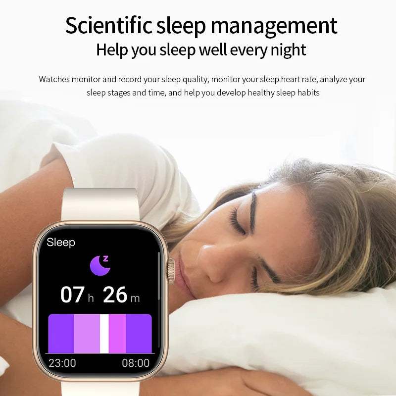 Smartwatch – Bluetooth Calling, Wireless Charging, Custom Face, Fitness Tracker for Men & Women