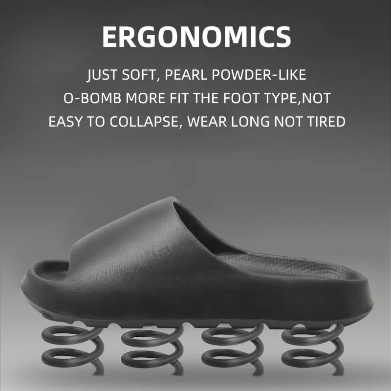 Cloud Slides That Feel Like Pillows – Unisex Soft Comfort Slides